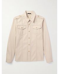 Tom Ford - Cotton And Silk-Blend Twill Overshirt - Lyst