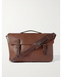 Bleu De Chauffe - Lucien Full-Grain Leather Messenger Bag - Lyst