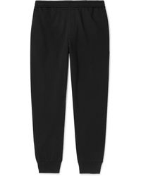 The Row - Edgar Tapered Cotton-jersey Sweatpants - Lyst