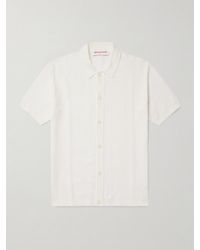 Orlebar Brown - Tiernan Ribbed Cotton Shirt - Lyst
