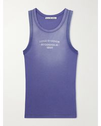 Acne Studios - Eitch U Sunkissed Ribbed Jersey Tank Top - Lyst