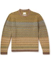 Aimé Leon Dore - Abstract Jacquard-Knit Wool-Blend Sweater - Lyst
