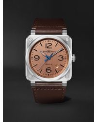 Bell & Ross - Br 03 Copper Automatic Steel Watch, Ref. Br03A-Gb-St/Sca - Lyst