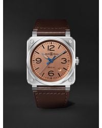Bell & Ross - Br 03 Copper Automatic Steel Watch, Ref. Br03A-Gb-St/Sca - Lyst