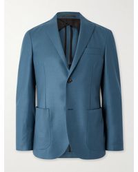 Incotex - Slim-Fit Wool-Blend Flannel Blazer - Lyst