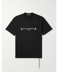 MASTERMIND WORLD - T-shirt in jersey di cotone con logo - Lyst