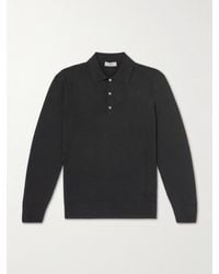 Canali - Wool Polo Shirt - Lyst