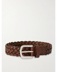Anderson's - 3cm Woven Leather Belt - Lyst
