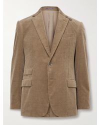 Ralph Lauren - Kent Slim-Fit Cotton And Cashmere-Blend Corduroy Suit Jacket - Lyst