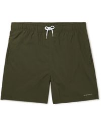 NN07 Jules Mid-length Swim Shorts - Green