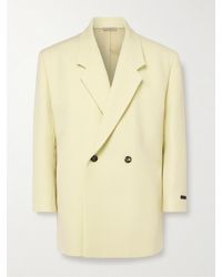 Fear Of God - Eternal California Oversized Double-breasted Virgin Wool And Cotton-blend Twill Blazer - Lyst