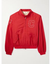 CHERRY LA - Logo-Embroidered Shell Bomber Jacket - Lyst