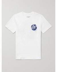 Rag & Bone Printed Organic Cotton-jersey T-shirt - White