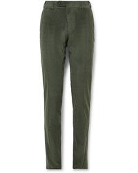 Canali - Kei Slim-fit Cotton-blend Corduroy Suit Trousers - Lyst