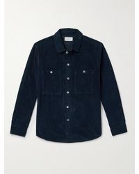 MR P. - Garment-Dyed Cotton-Corduroy Shirt - Lyst