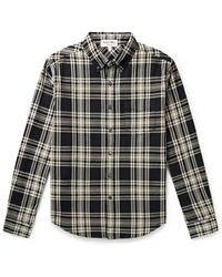 Alex Mill - Mill Button-down Collar Checked Cotton Shirt - Lyst