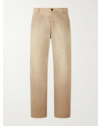 CHERRY LA - Wide-Leg Cotton-Twill Chinos - Lyst