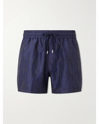 Frescobol Carioca - Rio Straight-Leg Mid-Length Printed Recycled Swim Shorts - Lyst