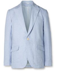 Oliver Spencer - Wyndhams Unstructured Linen Suit Jacket - Lyst