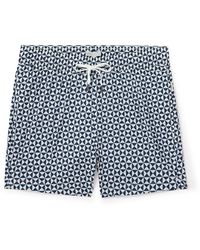 Onia - Charles Straight-leg Mid-length Printed Swim Shorts - Lyst