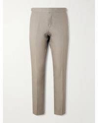 Orlebar Brown - Griffon Straight-Leg Linen Trousers - Lyst
