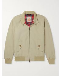 Baracuta - G9 Cotton-blend Harrington Jacket - Lyst