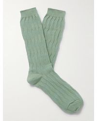 MR P. - Socken aus Jacquard-Strick aus einer Baumwollmischung - Lyst