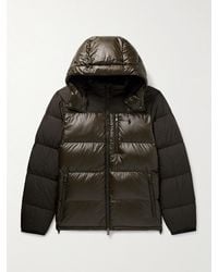 Polo Ralph Lauren - The Gorham Twill-trimmed Quilted Glossed-shell Hooded Down Jacket - Lyst