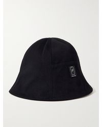 Acne Studios - Bernard Logo-appliquéd Cotton-twill Bucket Hat - Lyst