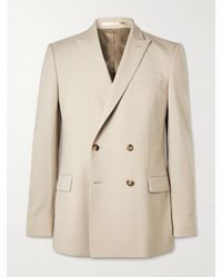MR P. - Phillip Double-Breasted Wool And Mohair-Blend Suit Jacket - Lyst