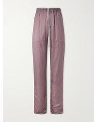 Rick Owens - Dietrich Straight-Leg Shell Drawstring Trousers - Lyst
