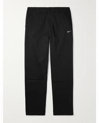 Nike - Pantaloni a gamba dritta in twill di misto cotone El Chino - Lyst