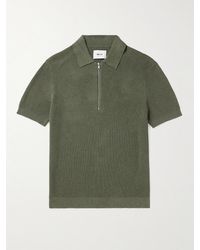 NN07 - Hansie 6600 Ribbed Organic Cotton Polo Shirt - Lyst