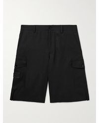 Dolce & Gabbana - Wide-Leg Linen Cargo Shorts - Lyst
