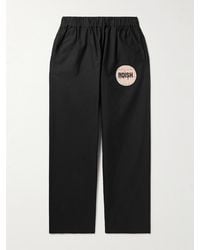 Adish - Straight-Leg Logo-Appliquéd Cotton-Blend Ripstop Trousers - Lyst