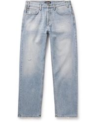 CHERRY LA - Straight-leg Distressed Jeans - Lyst