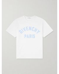 Givenchy - Logo-Embroidered Cotton-Jersey T-Shirt - Lyst