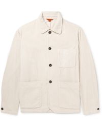 Barena - Visal Cotton-corduroy Overshirt - Lyst