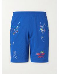 GALLERY DEPT. - Studio Gym Straight-Leg Paint-Splattered Mesh Shorts - Lyst