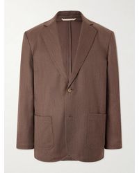 De Bonne Facture - Writers Wool And Cotton-Blend Suit Jacket - Lyst