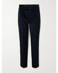 Paul Smith - Pienza Stretch Cotton And Wool-blend Corduroy Suit Trousers - Lyst
