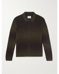 NN07 - Thor 60009 Dégradé Waffle-Knit Cardigan - Lyst