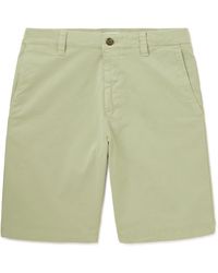 NN07 - Crown 1005 Straight-leg Organic Cotton-blend Twill Shorts - Lyst