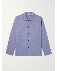 Altea - Hemdjacke aus Denim aus einer Stretch-Lyocell-Baumwollmischung - Lyst