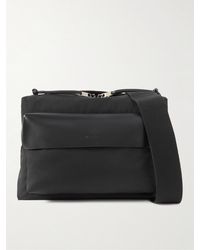 Jil Sander - Leather-trimmed Nylon Messenger Bag - Lyst