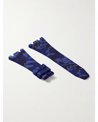 HORUS WATCH STRAPS - Deployant 42Mm Camouflage-Print Rubber Watch Strap - Lyst
