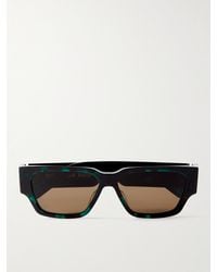 Dior - Cd Diamond S5i D-frame Tortoiseshell Acetate And Silver-tone Sunglasses - Lyst