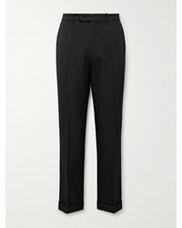 The Row - Seth Slim-fit Wool Suit Trousers - Lyst