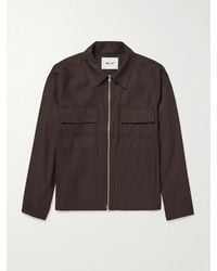 NN07 - Alban 1808 Lenzing Ecovero And Linen-Blend Jacket - Lyst