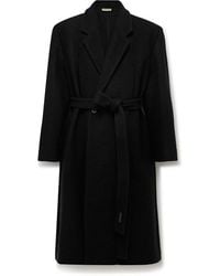 Fear Of God - Oversized Double-Breasted Belted Boiled Virgin Wool Coat - Lyst